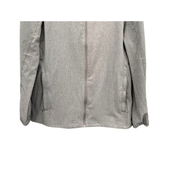 Hang Ten Hybrid Jacket UPF 50+ Water Resistant Stretch Zipper Pockets Gray L - Picture 6 of 6